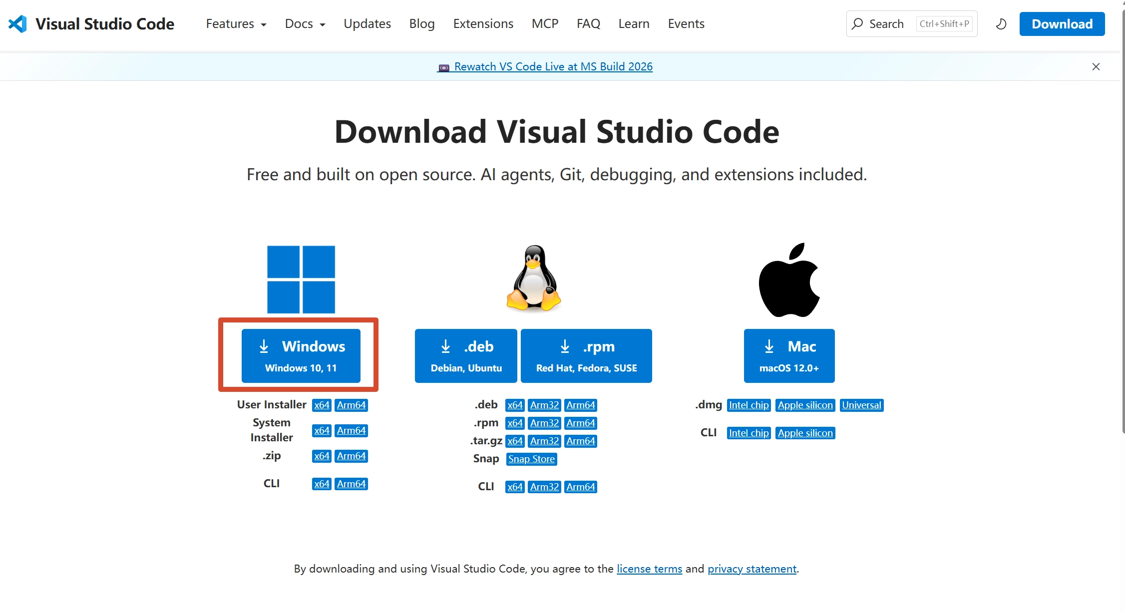 下载VSCode